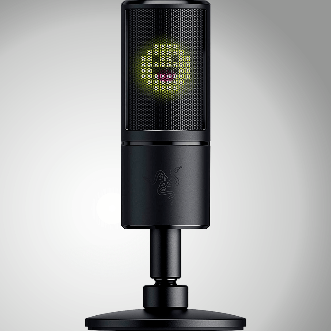 Micrófono Razer Seiren Emote USB c/ Pantalla Led Emoji Streaming - Achorao