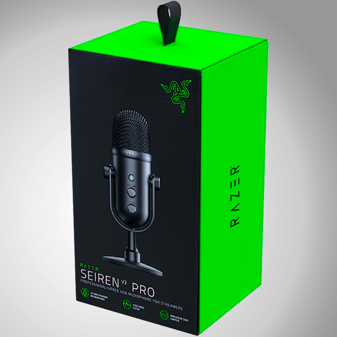 Micrófono Razer Seiren V2 Pro Condensador p/ Contenido USB(P163B) - Achorao
