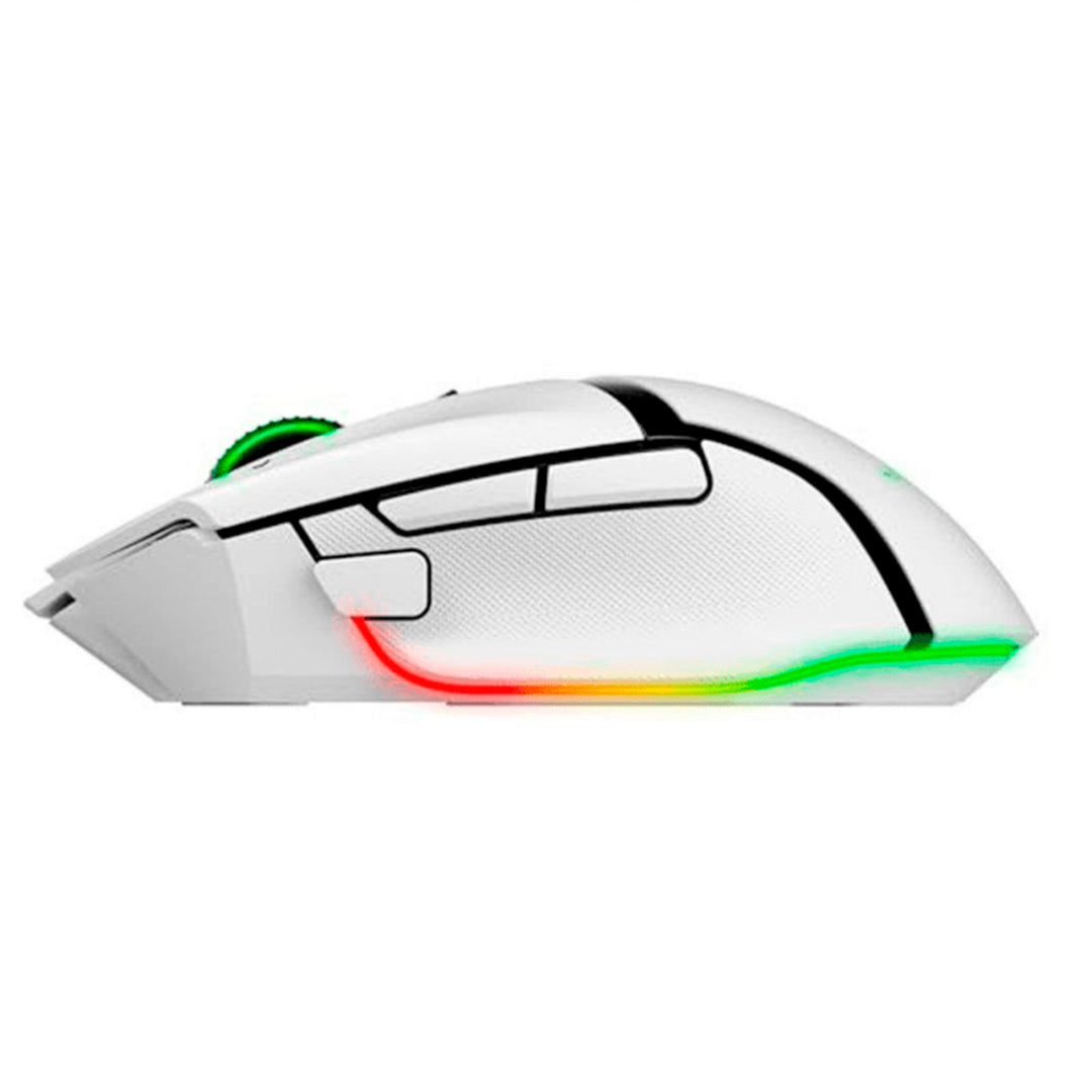 Mouse Razer Basilisk V3 PRO Wireless 35K White DPI 11 Botones 210HORAS - Achorao