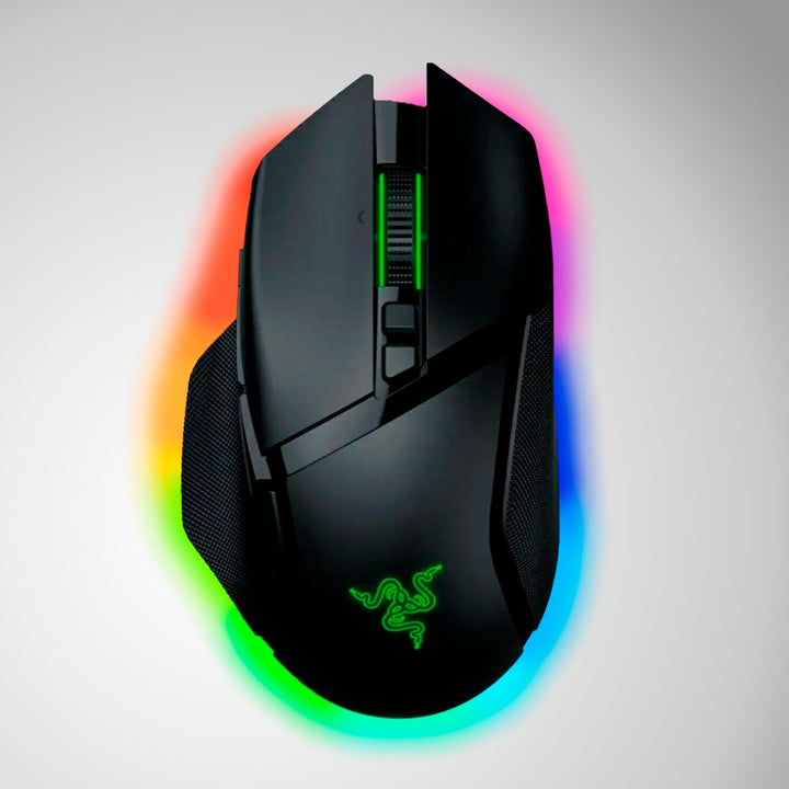Mouse Razer Basilisk V3 PRO Wireless 35K White DPI 11 Botones 210HORAS - Achorao
