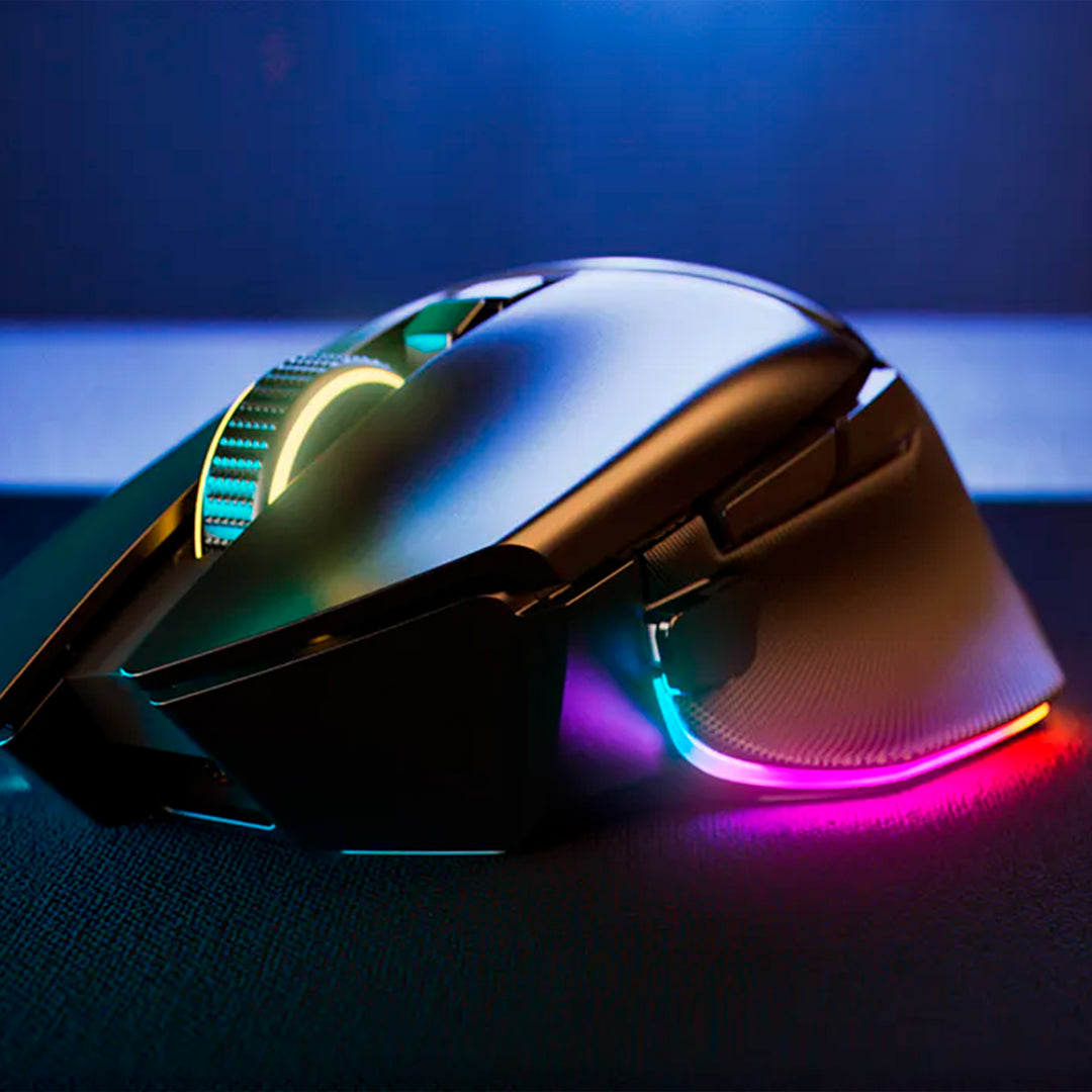 Mouse Razer Basilisk V3 PRO Wireless 35K White DPI 11 Botones 210HORAS - Achorao