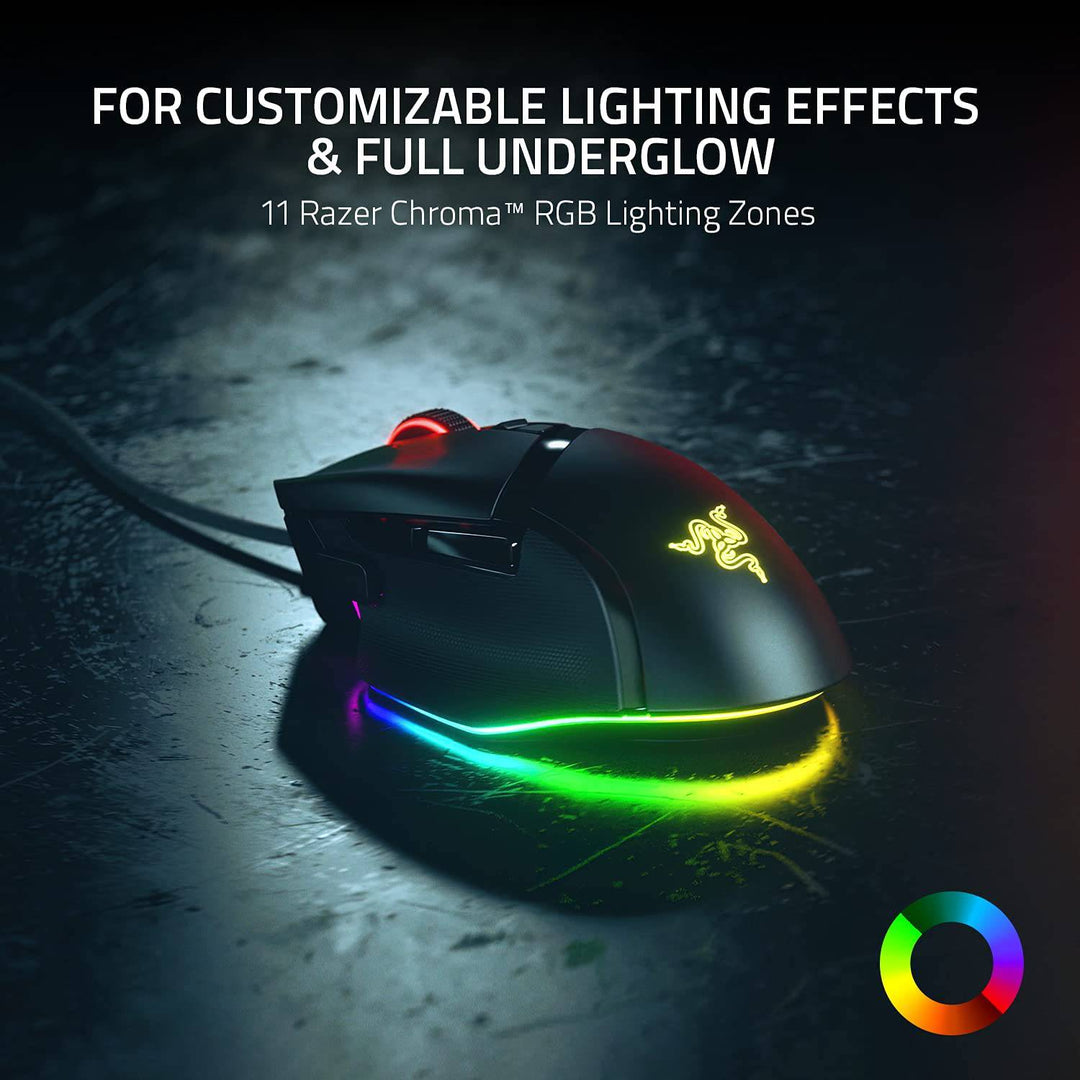 Mouse Razer Basilisk V3 26K DPI FOCUS+ Hyperscroll RGB Black - Achorao