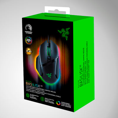 Mouse Razer Basilisk V3 26K DPI FOCUS+ Hyperscroll RGB Black - Achorao