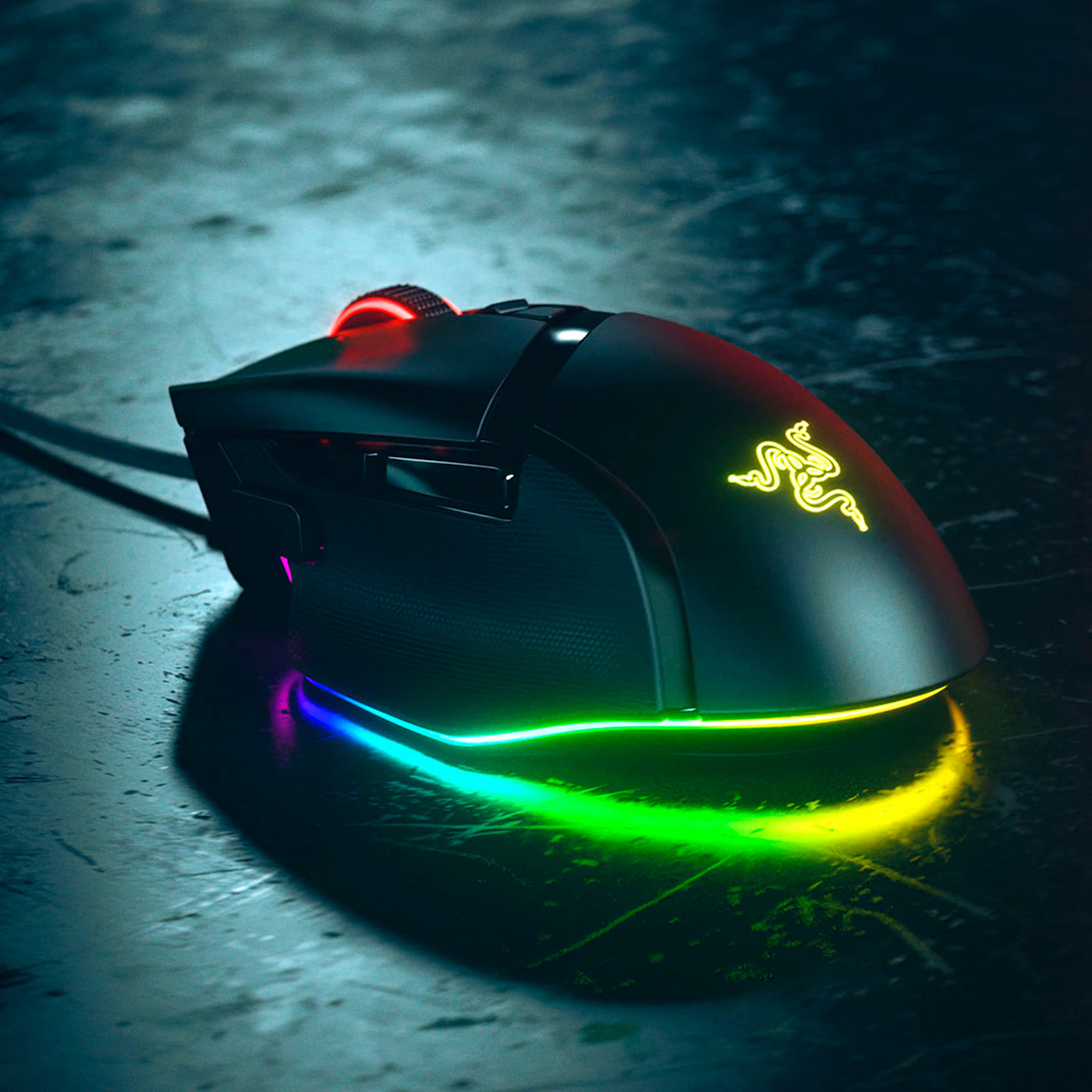 Mouse Razer Basilisk V3 35k DPI Switch Optico 90M 11 Zonas Chroma Black - Achorao