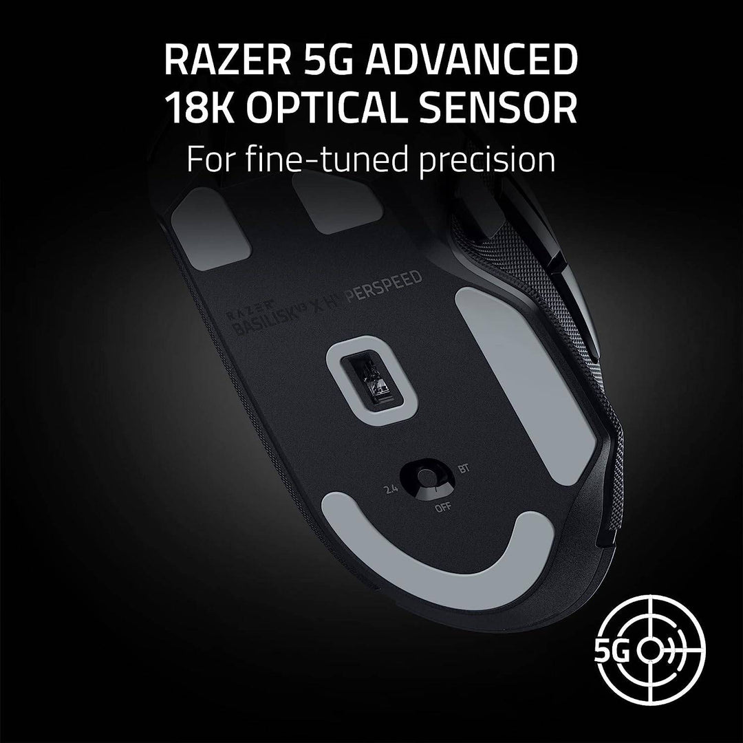 MOUSE RAZER BASILISK V3 X HYPERSPEED WIRELESS CHROMA - Achorao