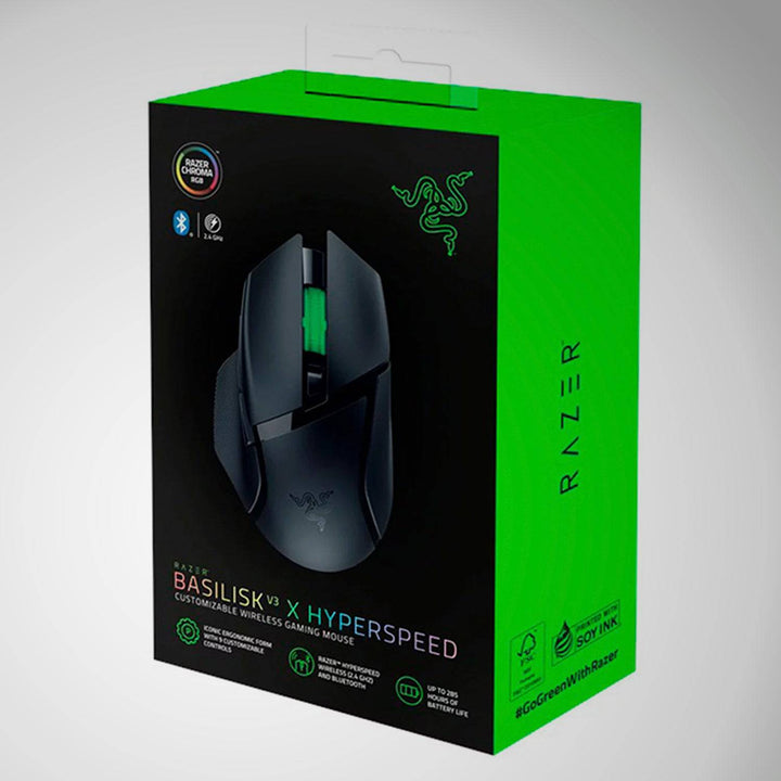 MOUSE RAZER BASILISK V3 X HYPERSPEED WIRELESS CHROMA - Achorao
