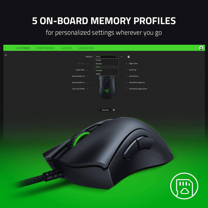 Mouse Razer Deathadder V2 20k DPI Focus +  Optical Switch - Achorao