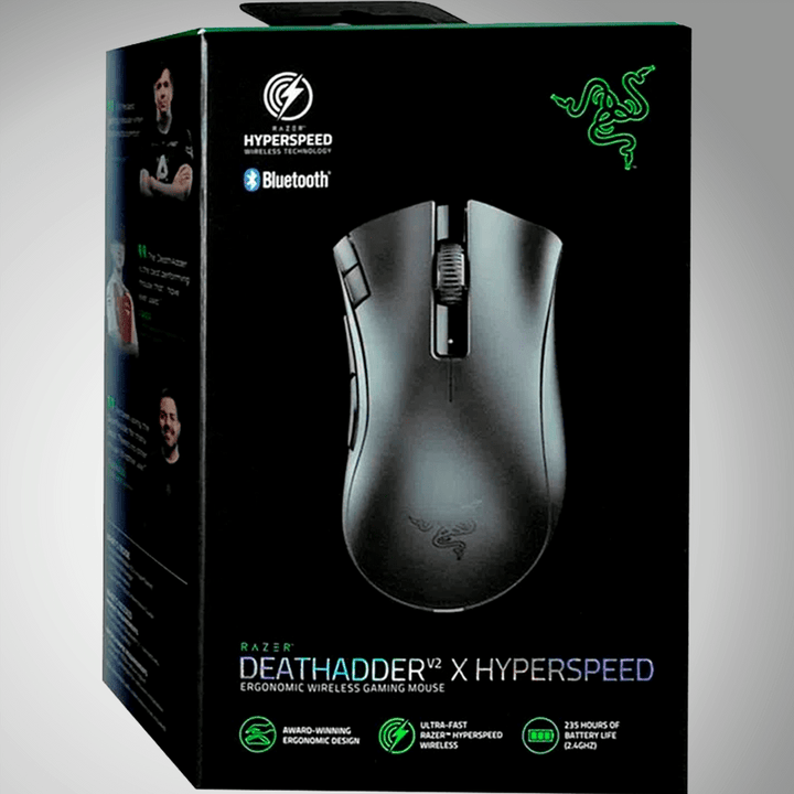 Mouse Razer Deathadder V2 X Inalambrico Hyperspeed 14K DPI - Achorao