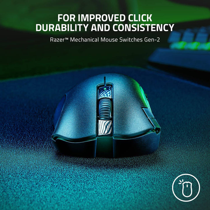 Mouse Razer Deathadder V2 X Inalambrico Hyperspeed 14K DPI - Achorao