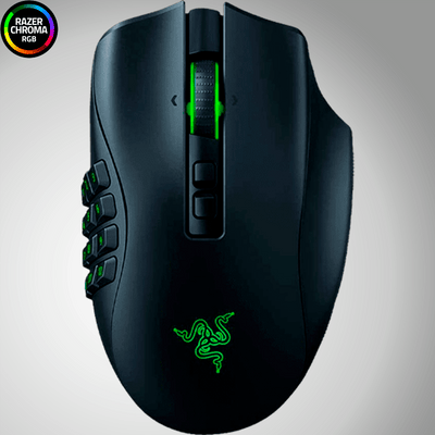 Mouse Razer Naga Pro Inalambrico Hyperspeed Focus+ Chroma Black - Achorao