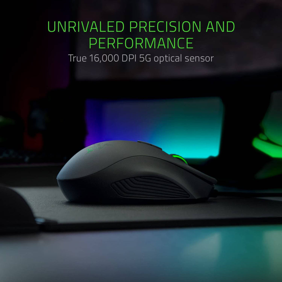 Mouse Razer Naga Trinity 16K DPI MMO MOBA Chroma Lateral Custom - Achorao