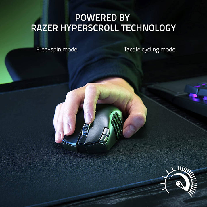 MOUSE RAZER NAGA V2 MMO 30K DPI 19 BOTONES HYPERSPEED WIRELESS - Achorao
