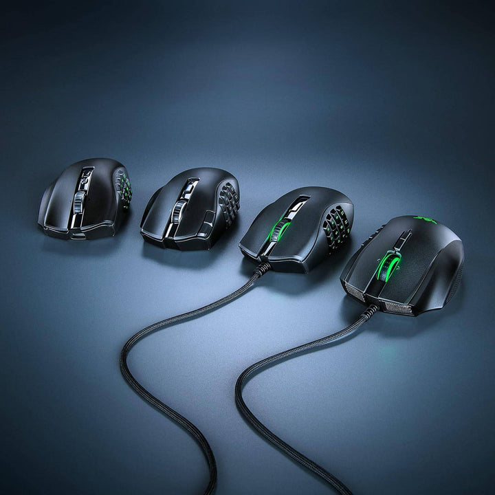 Mouse Razer Naga V2 Pro 30k dpi multi-dispositivo 150h wireless / Bt/ usb-c - Achorao
