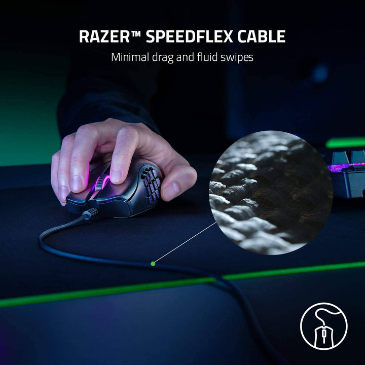 Mouse Razer Naga X 18K DPI 16 botones MMO Chroma - Achorao
