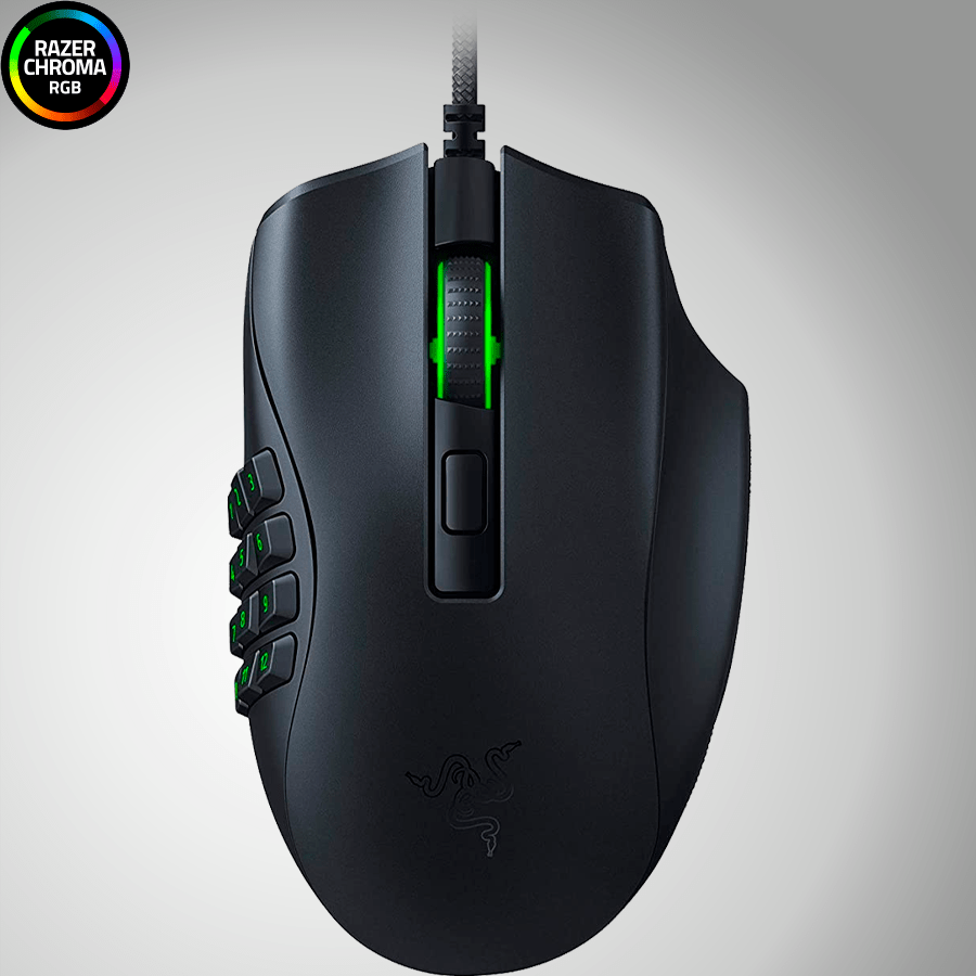 Mouse Razer Naga X 18K DPI 16 botones MMO Chroma - Achorao