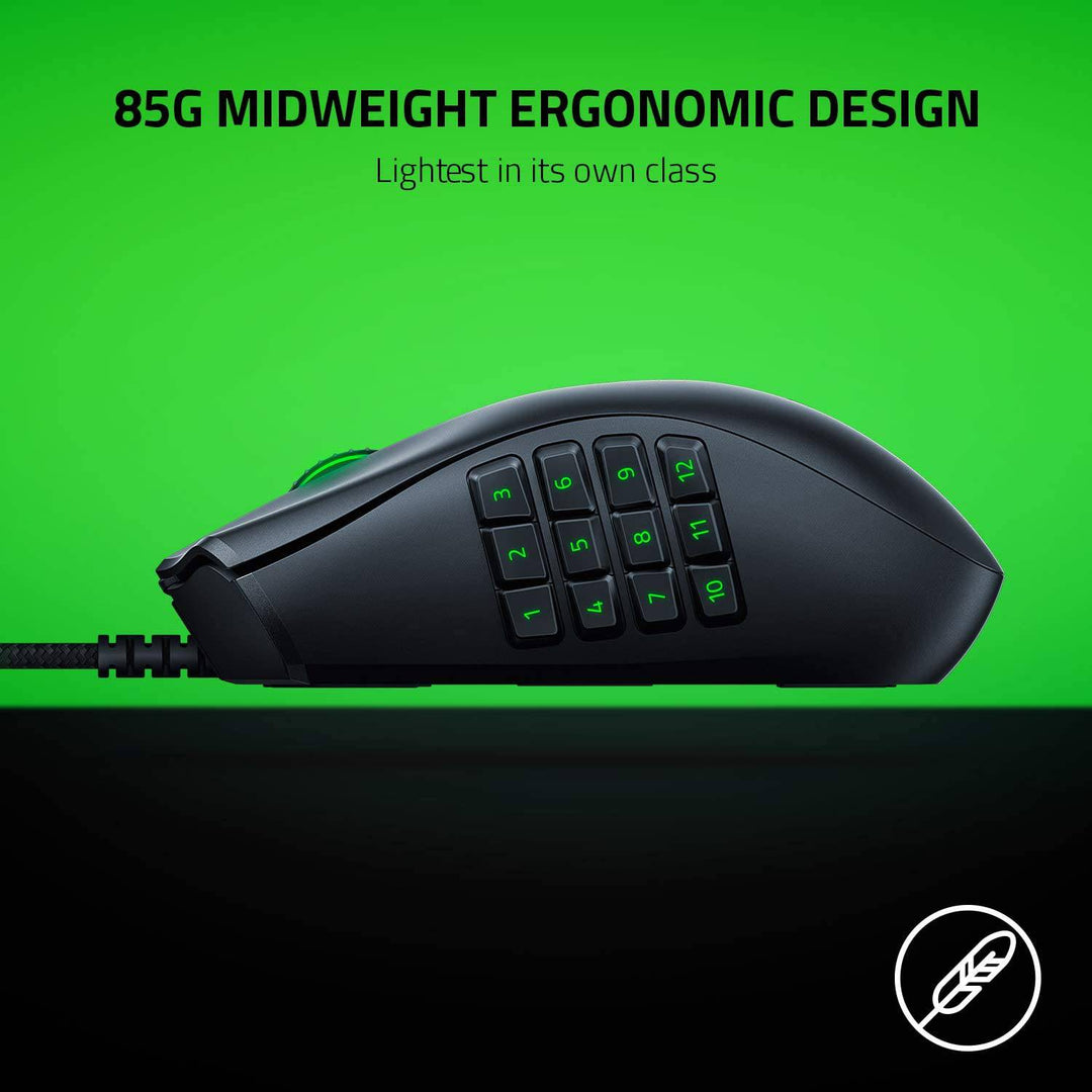 Mouse Razer Naga X 18K DPI 16 botones MMO Chroma - Achorao