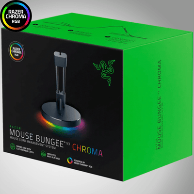 Sujetador De Cables Razer Bungee V3 RGB Chroma Black - Achorao