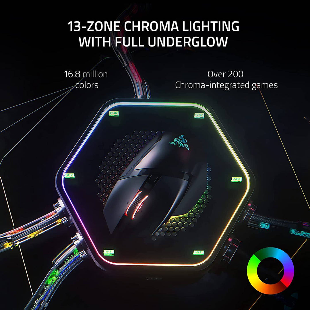 Mouse Razer Basilisk V3 PRO Wireless 30K DPI HyperScroll 11 Botones - Achorao