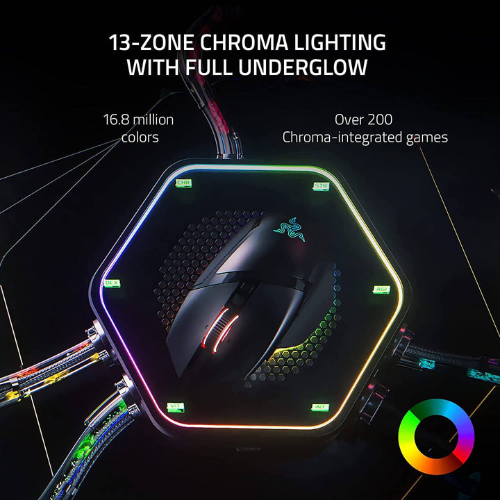 Mouse Razer Basilisk V3 PRO Wireless 30K DPI HyperScroll 11 Botones - Achorao