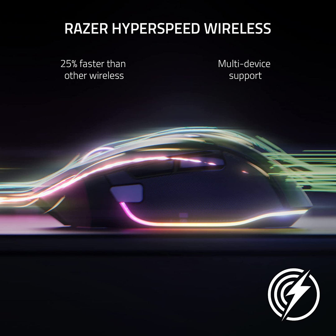 Mouse Razer Basilisk V3 PRO Wireless 30K DPI HyperScroll 11 Botones - Achorao
