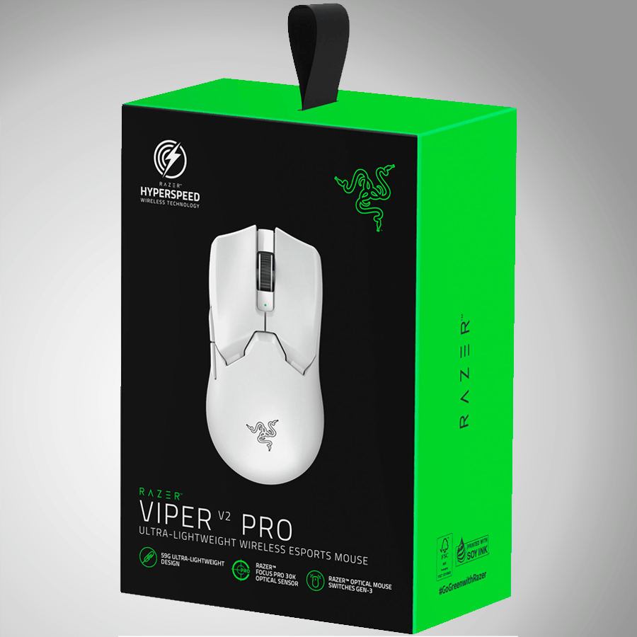 Mouse Razer Viper V2 Pro Wireless Ultraligero Hyperspeed - Achorao