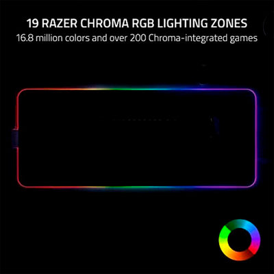Alfombrilla híbrida para ratón RAZER Strider con tecnología Chroma RGB - Achorao