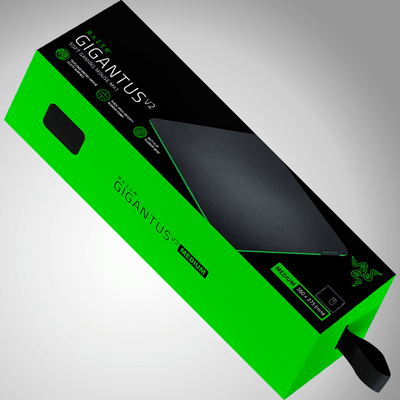 Mousepad Razer Gigantus V2 Tamaño M Tela Soft Black - Achorao