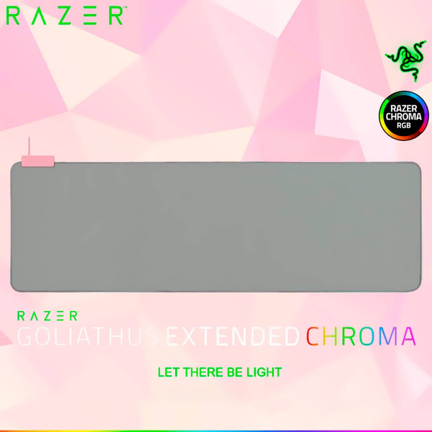 Mousepad Razer Goliathus Chroma Soft Extended Quartz Rosa - Achorao