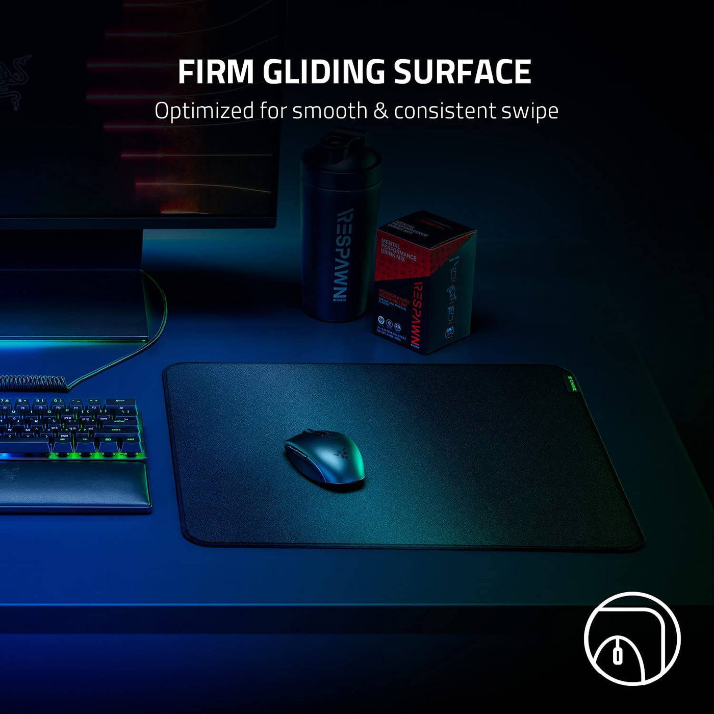 Mousepad Razer Strider  XXL Híbrido Para Esports FPS, MOBA - Achorao