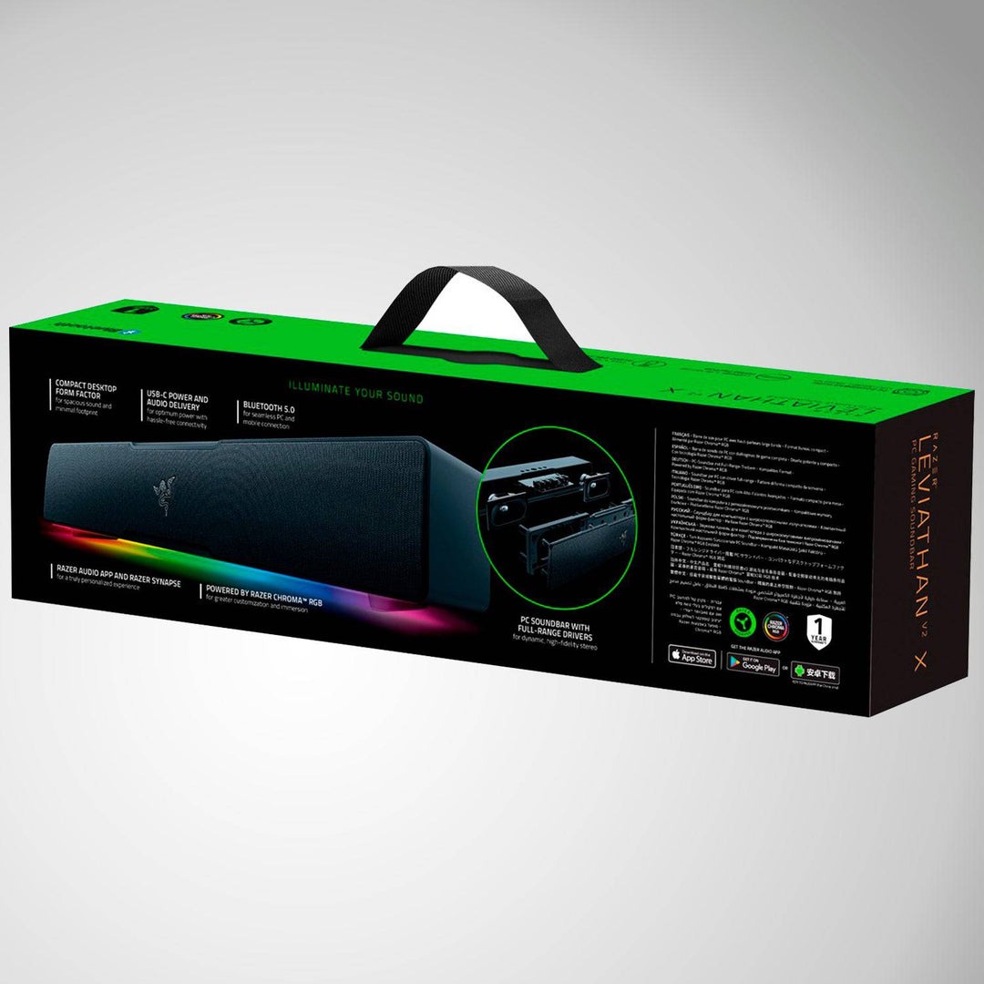 Parlante Razer Leviathan V2 X Sound Bar Sw Bt Thx Chroma - Achorao