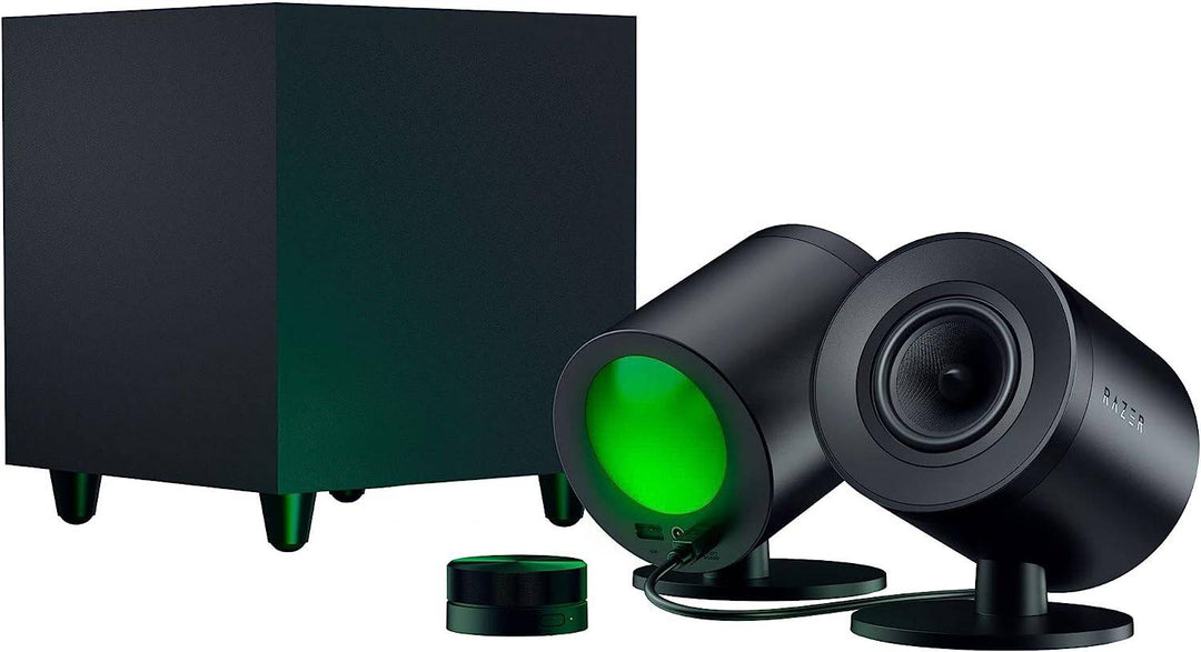 Parlante Razer Nommo V2 Pro 2.1 99 DB Multoplataforma BT/ USB THX Chroma + Control Wireless 220V - Achorao