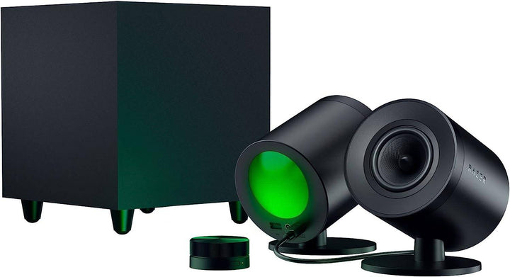 Parlante Razer Nommo V2 Pro 2.1 99 DB Multoplataforma BT/ USB THX Chroma + Control Wireless 220V - Achorao