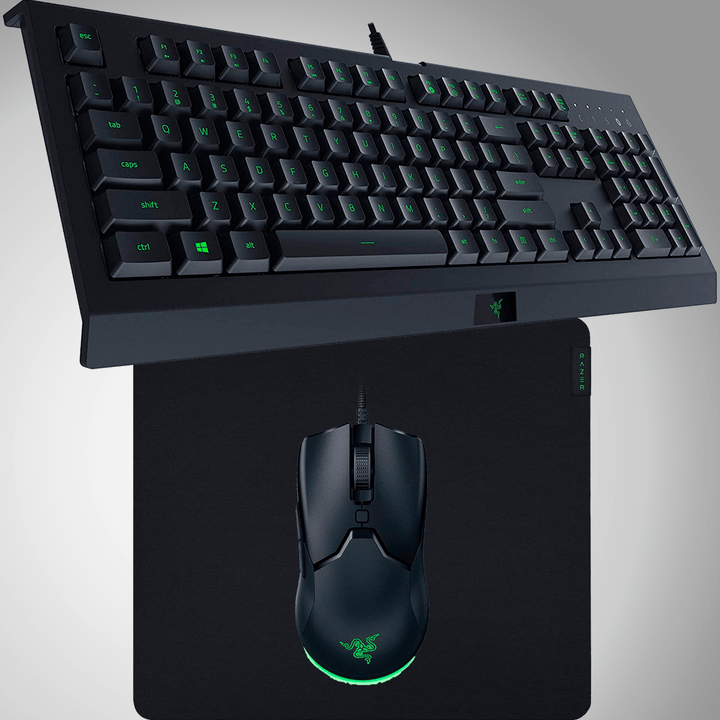 Kit Razer Level Up Bundle Teclado Cynosa Lite + Mouse Viper MIni + Gigantus V2(P163B) - Achorao