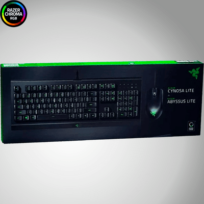 Kit Razer Teclado Cynosa Lite + Mouse Abyssus Lite Programable(P163B) - Achorao