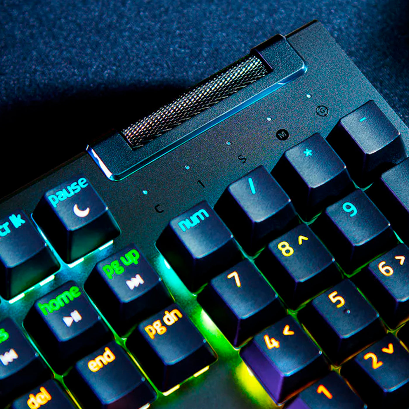 Teclado Gamer RAZER blackwidow V4 X Mechanical Switch Yellow SP - Achorao