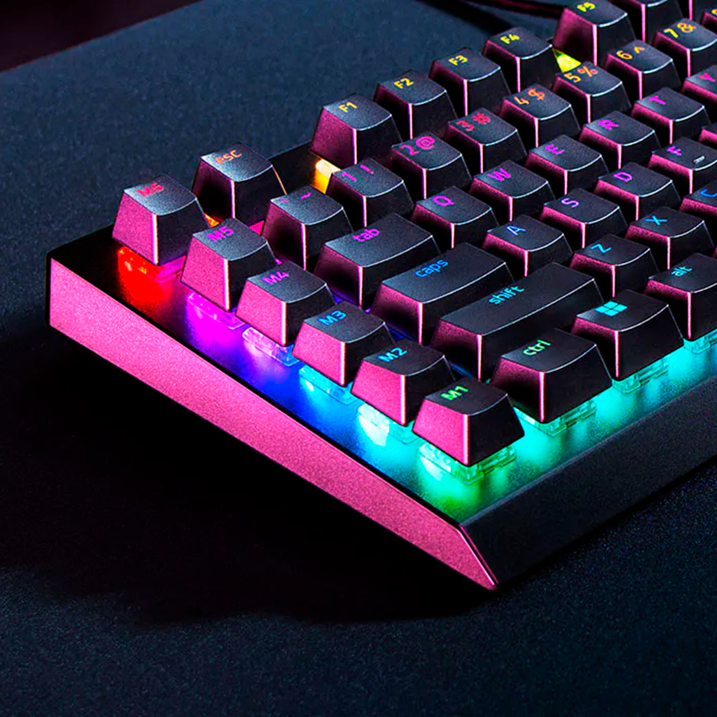 Teclado Gamer RAZER blackwidow V4 X Mechanical Switch Yellow SP - Achorao