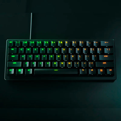 Teclado gamer Razer Huntsman v3 pro mini optomecanico switch análogo US Chroma - Achorao