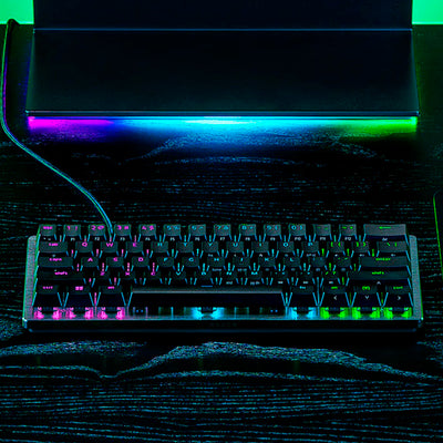 Teclado gamer Razer Huntsman v3 pro mini optomecanico switch análogo US Chroma - Achorao