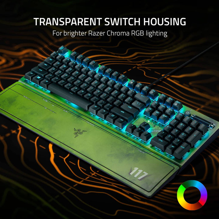 Teclado Razer Blackwidow V3 Halo Infinite Ed Mech Green Switch(P163B) - Achorao