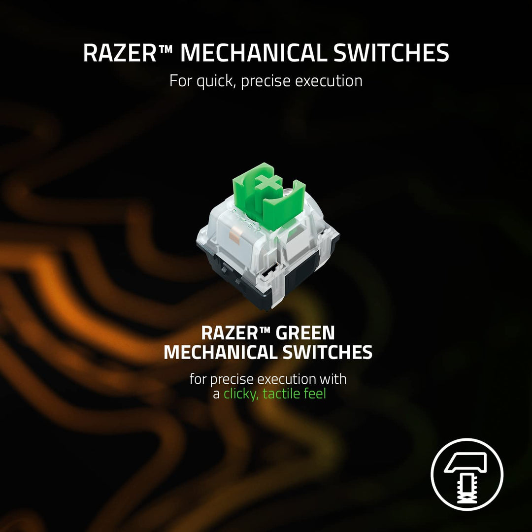 Teclado Razer Blackwidow V3 Halo Infinite Ed Mech Green Switch(P163B) - Achorao