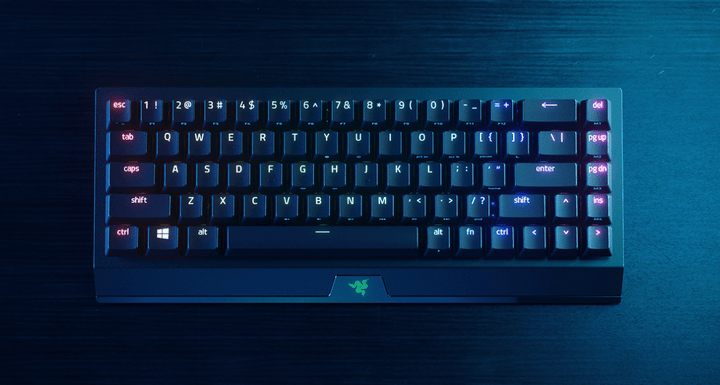 Teclado Razer Blackwidow V3 Mini 65% Mechanical RGB Inalambrico(P163B) - Achorao