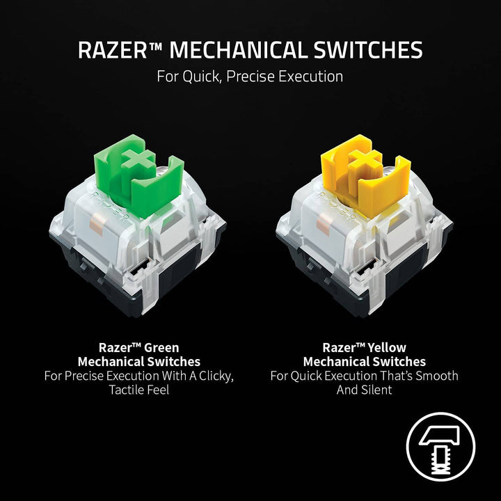 Teclado Razer Blackwidow V3 Mini 65% Mechanical RGB Inalambrico(P163B) - Achorao