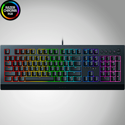 Teclado Razer Cynosa V2 Membrane Botones Media Chroma(P163B) - Achorao