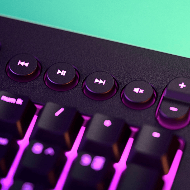 Teclado Razer Cynosa V2 Membrane Botones Media Chroma(P163B) - Achorao