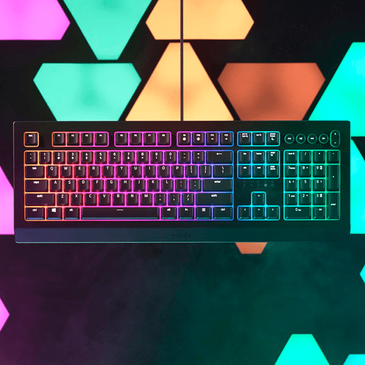 Teclado Razer Cynosa V2 Membrane Botones Media Chroma(P163B) - Achorao