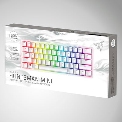 Teclado Razer Huntsman Mini Opto Switch Purpura US Mercury - Achorao