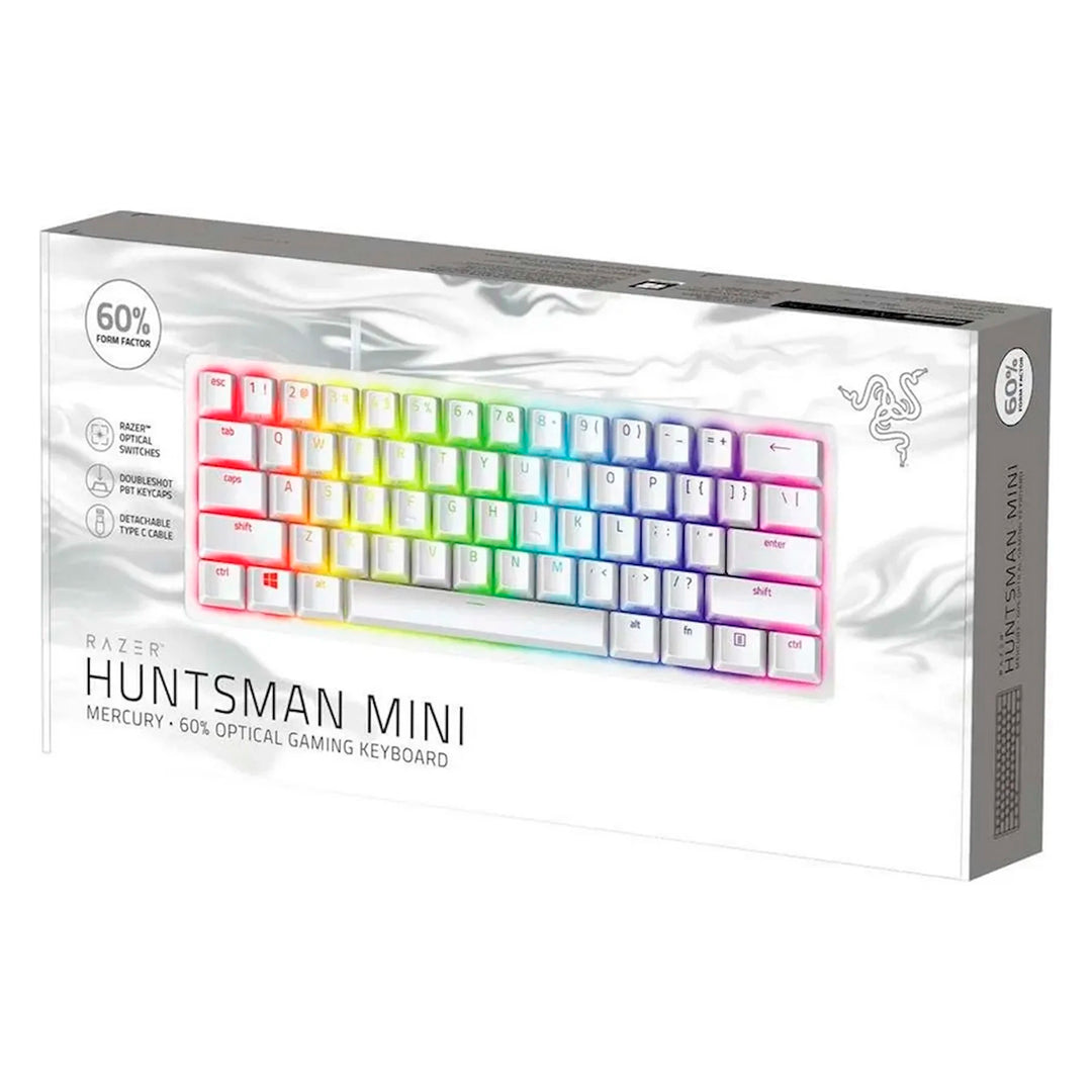 Teclado Razer Huntsman Mini Opto Switch Purpura US Mercury - Achorao