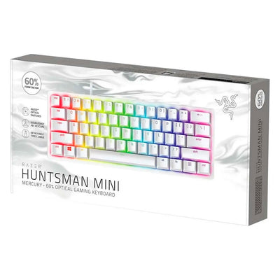 Teclado Razer Huntsman Mini Opto Switch Purpura US Mercury - Achorao