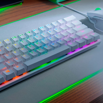 Teclado Razer Huntsman Mini Opto Switch Purpura US Mercury - Achorao