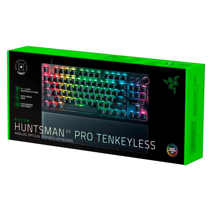 Teclado Razer Huntsman V3 PRO TKL Analog Switch Optical US Chroma Black - Achorao